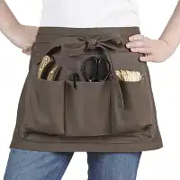 Tablier de jardin court mixte