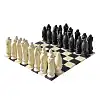 Jeu d'échecs géant en pierre reconstituée 96cm