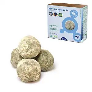 Lien vers un produit variante ou accessoire : Produit de traitement contre la vase - EM Bokashi Balls x 10