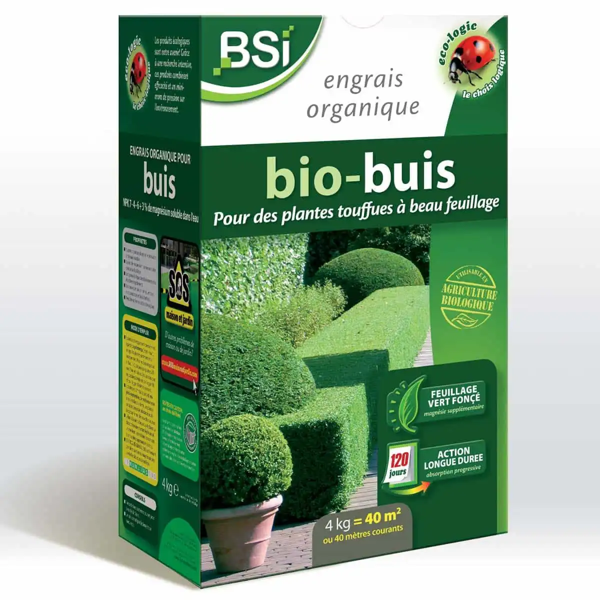 Engrais Bio-Buis 4kg - Agriculture biologique  Engrais Bio-Buis 4kg - Agriculture biologique