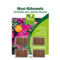 BÃ¢tonnets fertilisants pour plantes d'intÃ©rieur x16 - Engrais