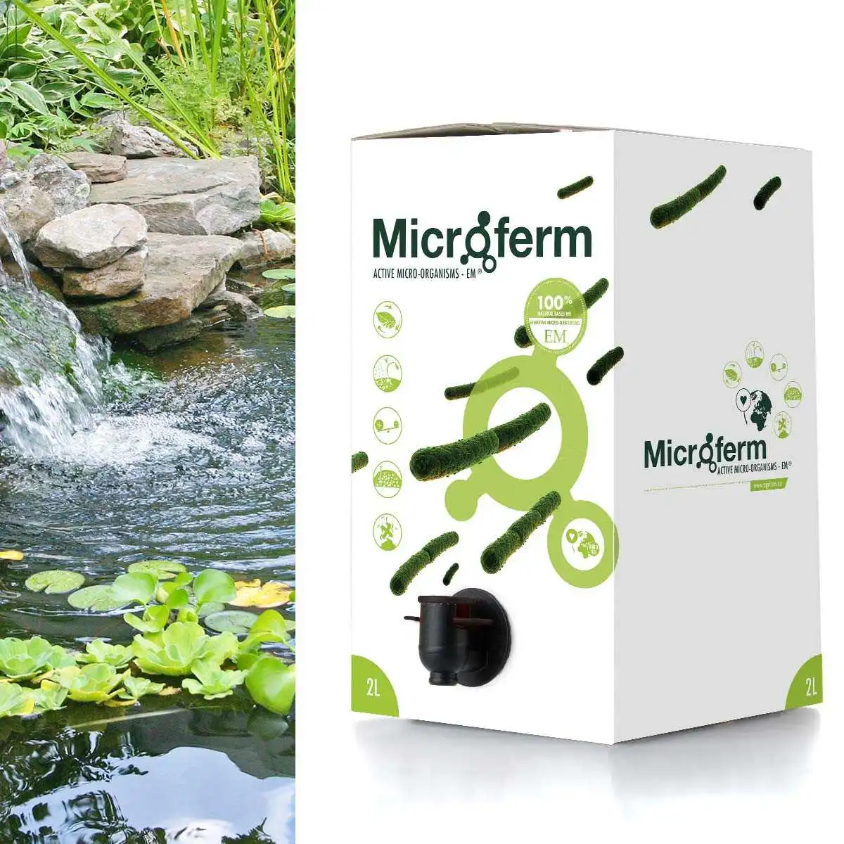 Microferm - Revitalisant pour plantes et Activateur de compost aux micro organismes  Microferm - Revitalisant pour plantes et Activateur de compost aux micro organismes