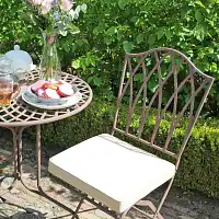 Salon de jardin Sophia en acier style fer forgé