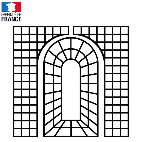 ensemble treillis bois noir ensemble treillis bois noir