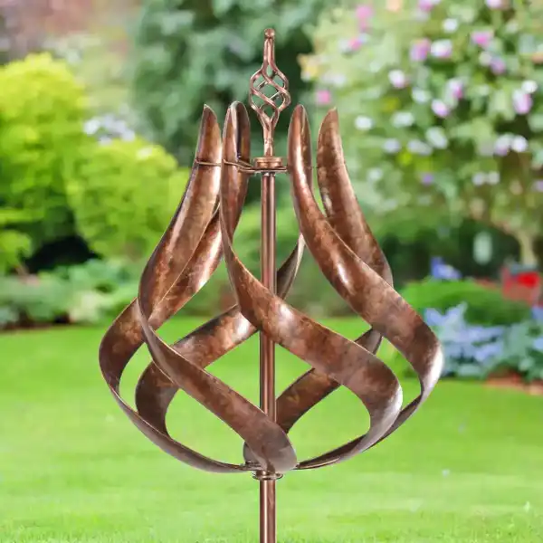 eolienne jardin decorative roseland bronze