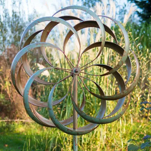 eolienne jardin granchester verdigris