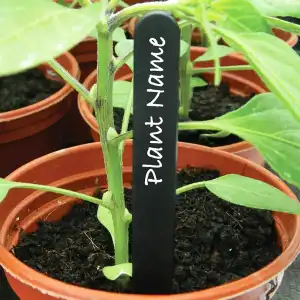 Etiquettes pour plante et potager imputrescibles x20 - L.20cm, Noir