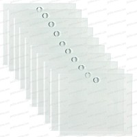 Etiquette transparente 120x100mm X10