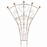 Eventail acier fleur de lys GM