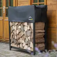 Abri bois de chauffage 0,5 stère - Bûches 30 à 60cm