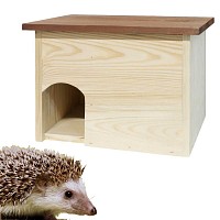 Abri refuge pour hérisson en bois FSC