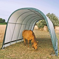 Abri chevaux de 29.2m2 - Larg. 4m x long. 7.30m