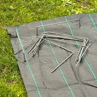 Agrafes métalliques pour toile de paillage x20