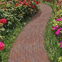 Brique rouge en terre cuite - 1/2 palette 4.40m2  Brique rouge en terre cuite - 1/2 palette 4.40m2