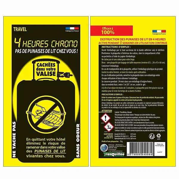 anti punaise bagage voyage