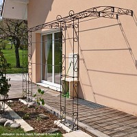 Pergola adossée en fer