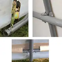 Abri de jardin en toile 3.24m2 de 1.8m x 1.8m  Abri de jardin en toile 3.24m2 de 1.8m x 1.8m