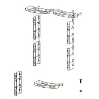 Arche de jardin en fer Zen - L.241 x l.45 x H.218 cm