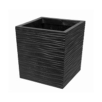 Pot de fleurs gris Serena 100% recyclé