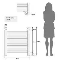 Bac à oranger en bois de châtaignier 300L BOIS LASURÉ - 80cm x 80cm