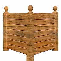 Bac à oranger en bois de châtaignier 140L - 60cm x 60cm