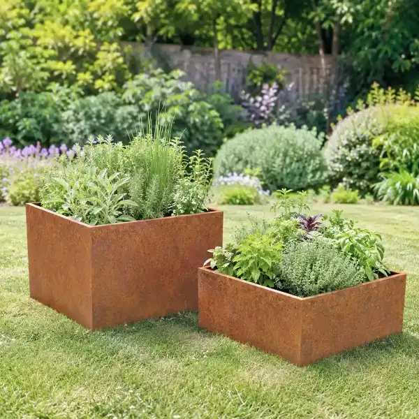 bac potager acier corten