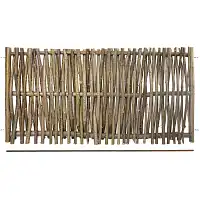 Barrière noisetier L.120cm x H.60cm avec tige