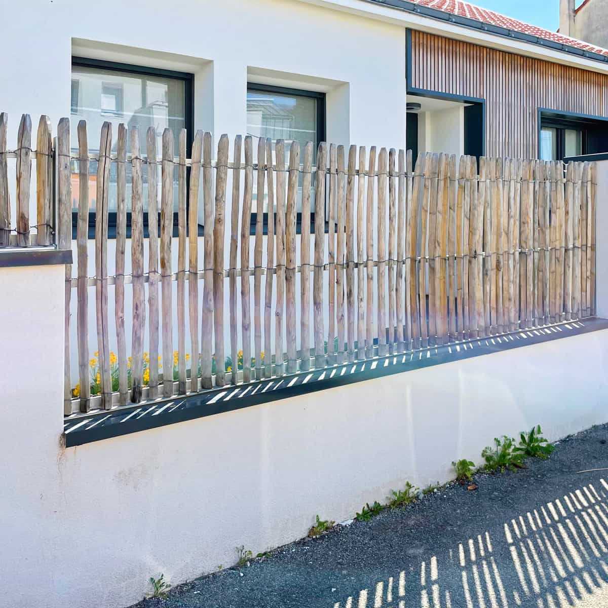 Ganivelle en châtaignier pour une clôture naturelle - Ligerio