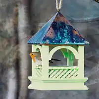 Mangeoire à oiseaux Bempton - toit en cuivre