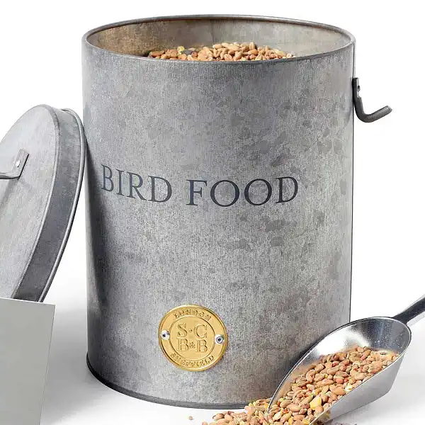 boite rangement nourriture oiseaux