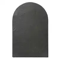 Bordure de jardin en ardoise arrondie 20x30cm - lot de 5