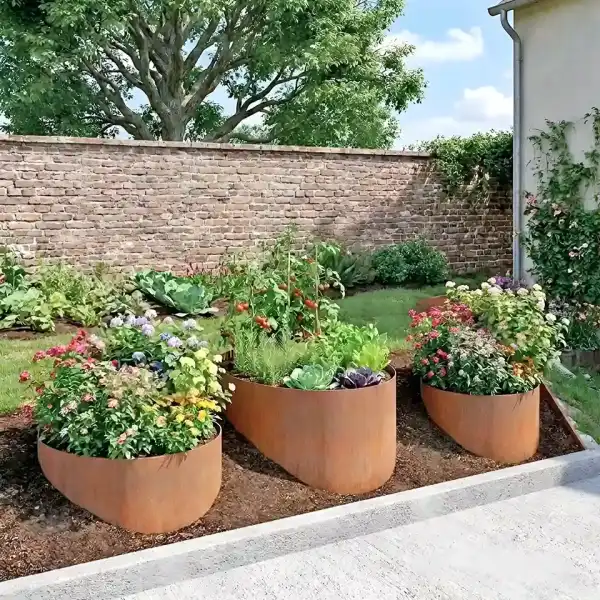 bordure corten talus