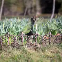 Bordure jardin décorative en fonte 26cm