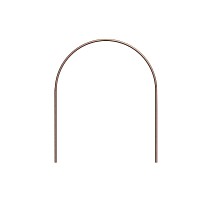 Bordure de jardin simple arceau en acier plein L. 32cm x H. 40cm