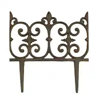 Bordure jardin décorative en fonte 26cm