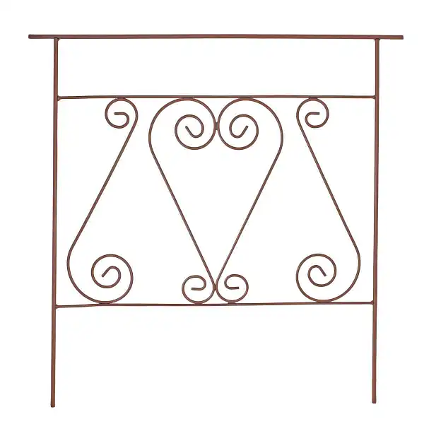 bordure metal rosace