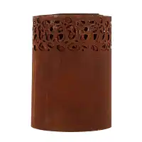 Bordure de pelouse motif dentelle en acier - H.20 x L.480 cm