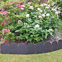 Bordure de jardin en ardoise arrondie 20x30cm - lot de 5