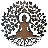 Bouddha Arbre de vie deco murale 59cm