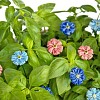 Bleuet en céramique sur tige à planter - Déco jardin