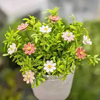 Marguerite en céramique sur tige à planter - Déco jardin