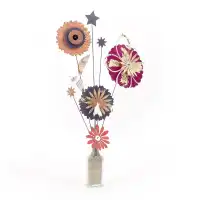 Bouquet de fleurs en papier, Jardin étoilé - Kit DIY loisirs créatifs | Collection Prestige