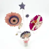 Bouquet de fleurs en papier, Jardin étoilé - Kit DIY loisirs créatifs | Collection Prestige