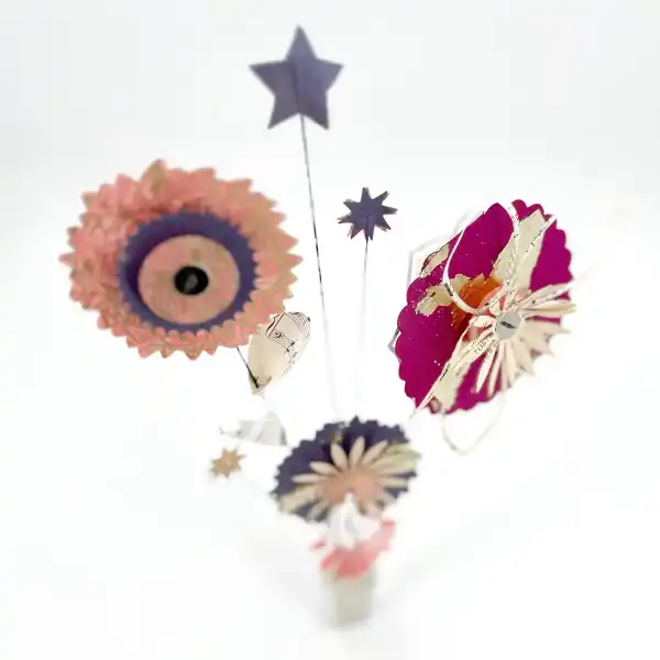 bouquet loisirs creatifs papier
