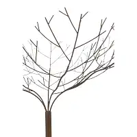 Arbre décoratif en métal marron - Grand modèle H. 180cm  Arbre décoratif en métal marron - Grand modèle H. 180cm