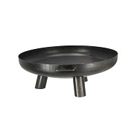 Brasero extérieur sur pied - Bol à feu en acier 70cm
