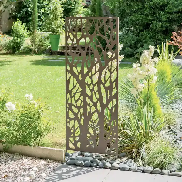 brise vue deco metal ajoure