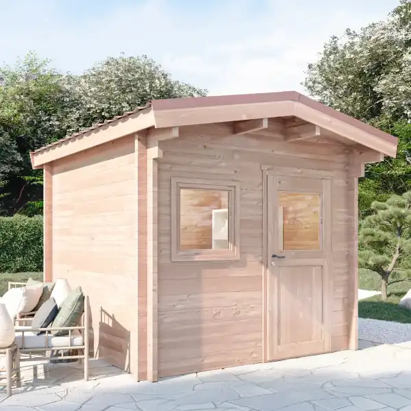 cabane jardinage bois 8m2