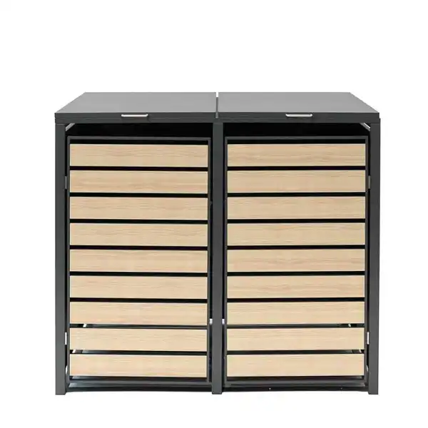 cache 2 poubelles  cache 2 poubelles