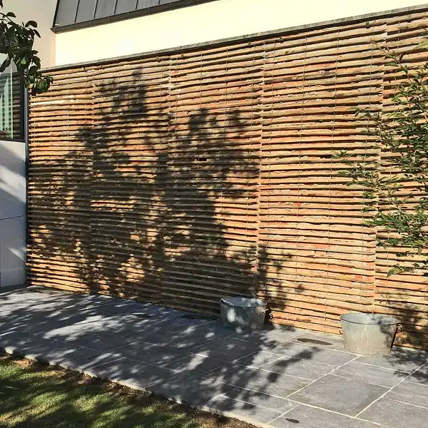 cacher mur bois ganivelle
